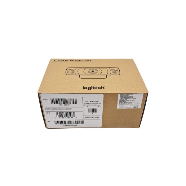 Web Cam Logitech con Diadema C930E 1080P HDWEBCAM UCCERTIFIED W/H.264 - Image 2
